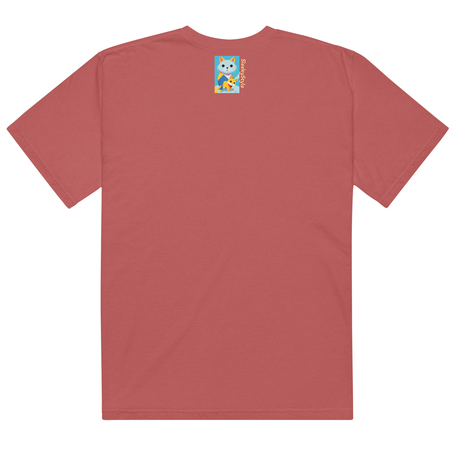 Geometric Cats Heavyweight T