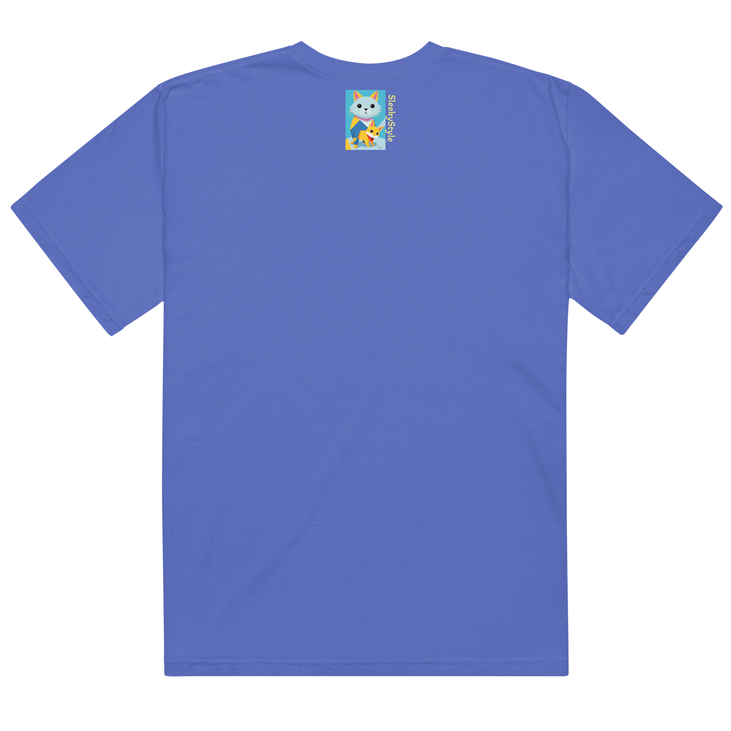 Geometric Cats Heavyweight T
