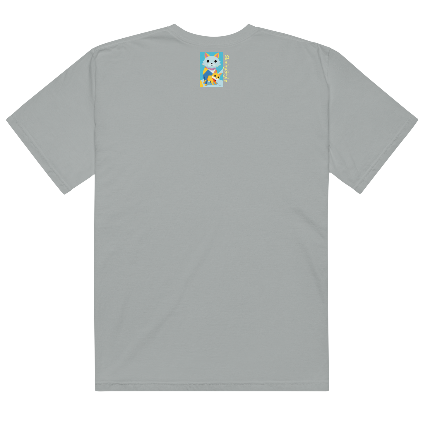 Geometric Cats Heavyweight T