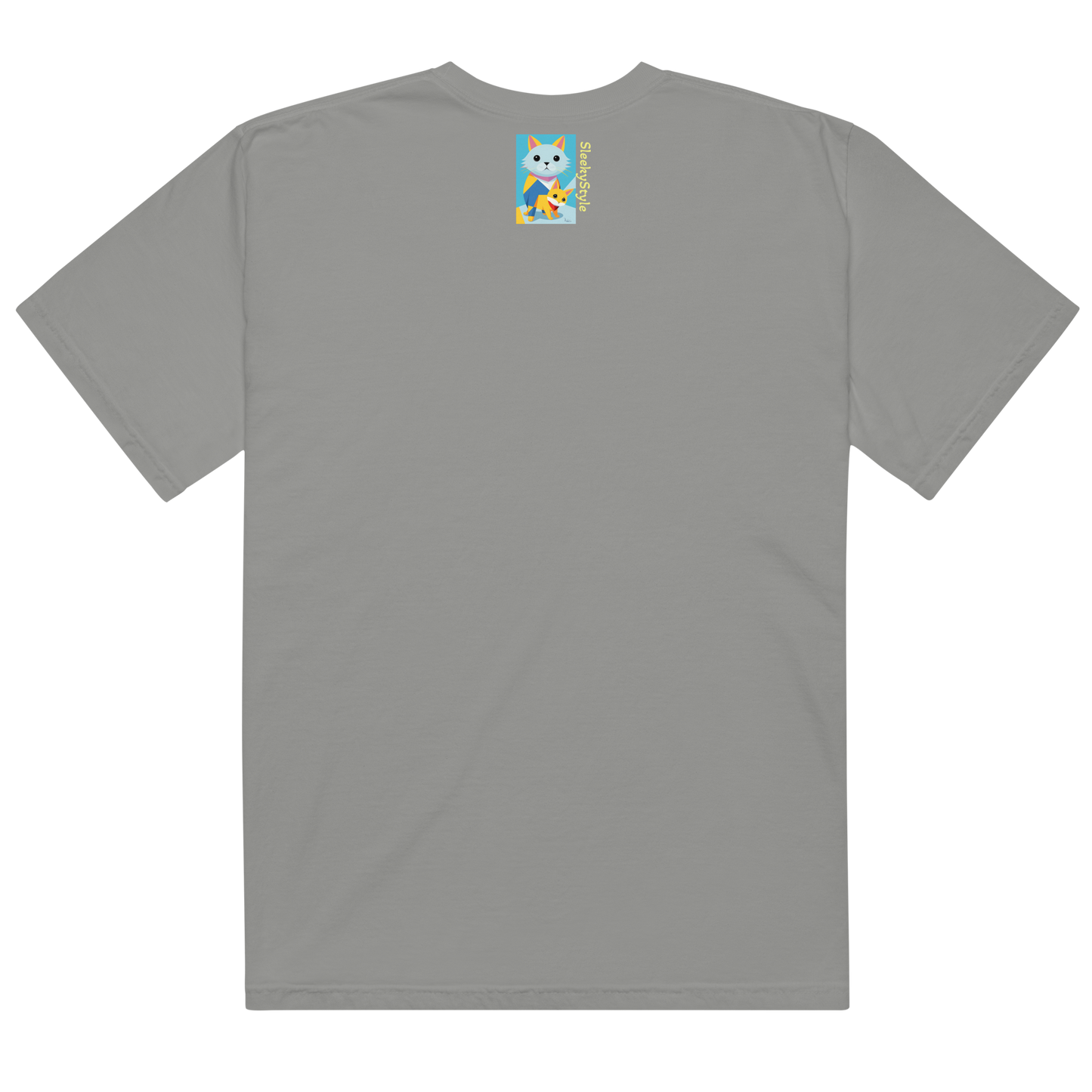 Geometric Cats Heavyweight T