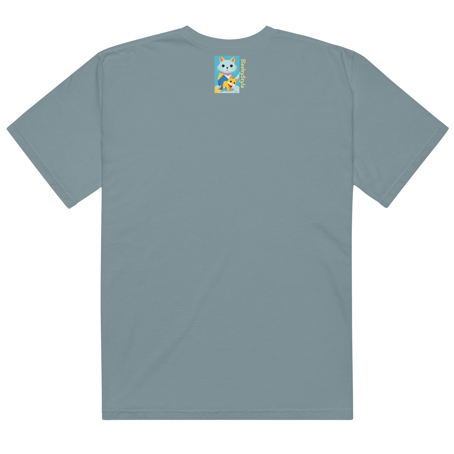 Geometric Cats Heavyweight T