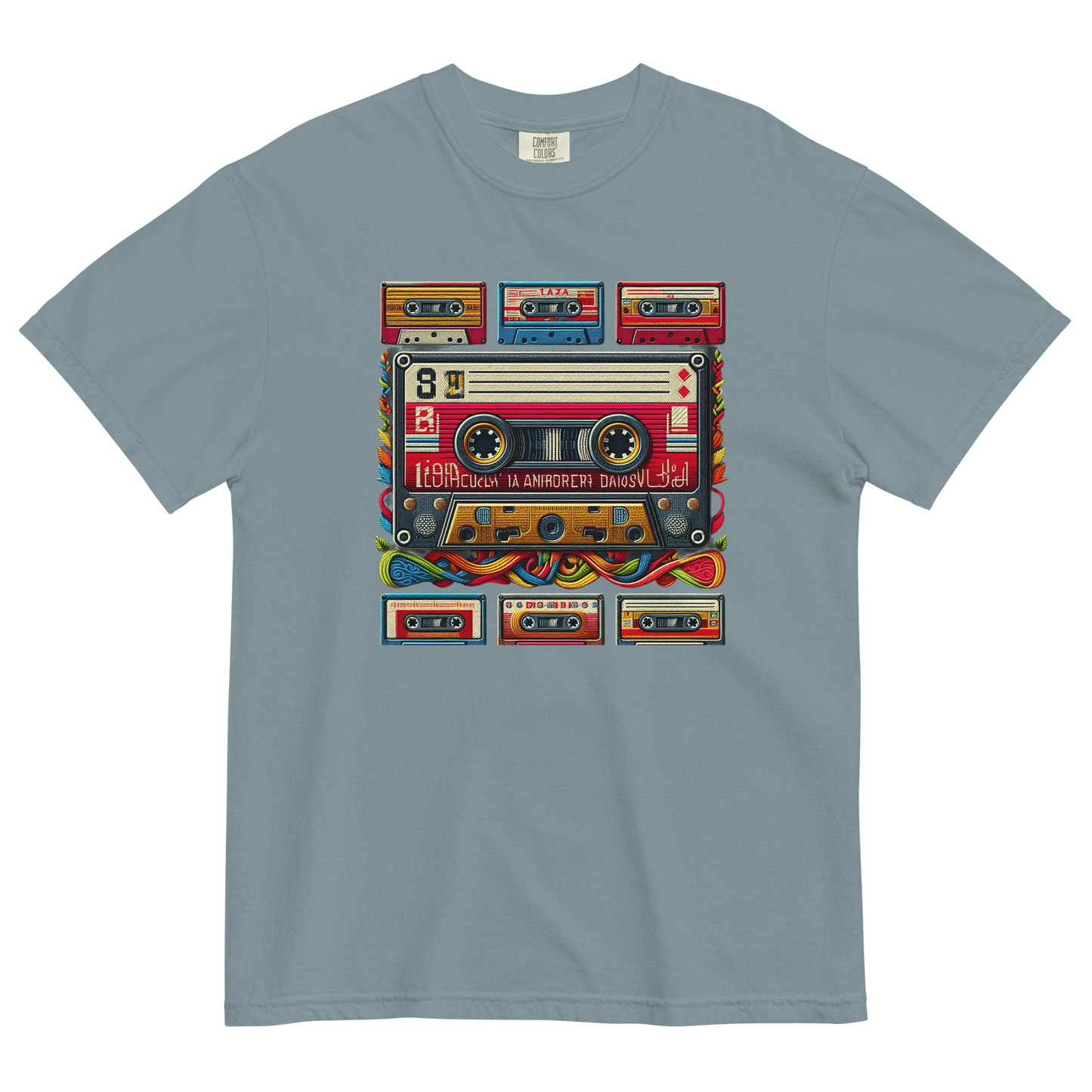 Camiseta de peso pesado de la era de la música antigua