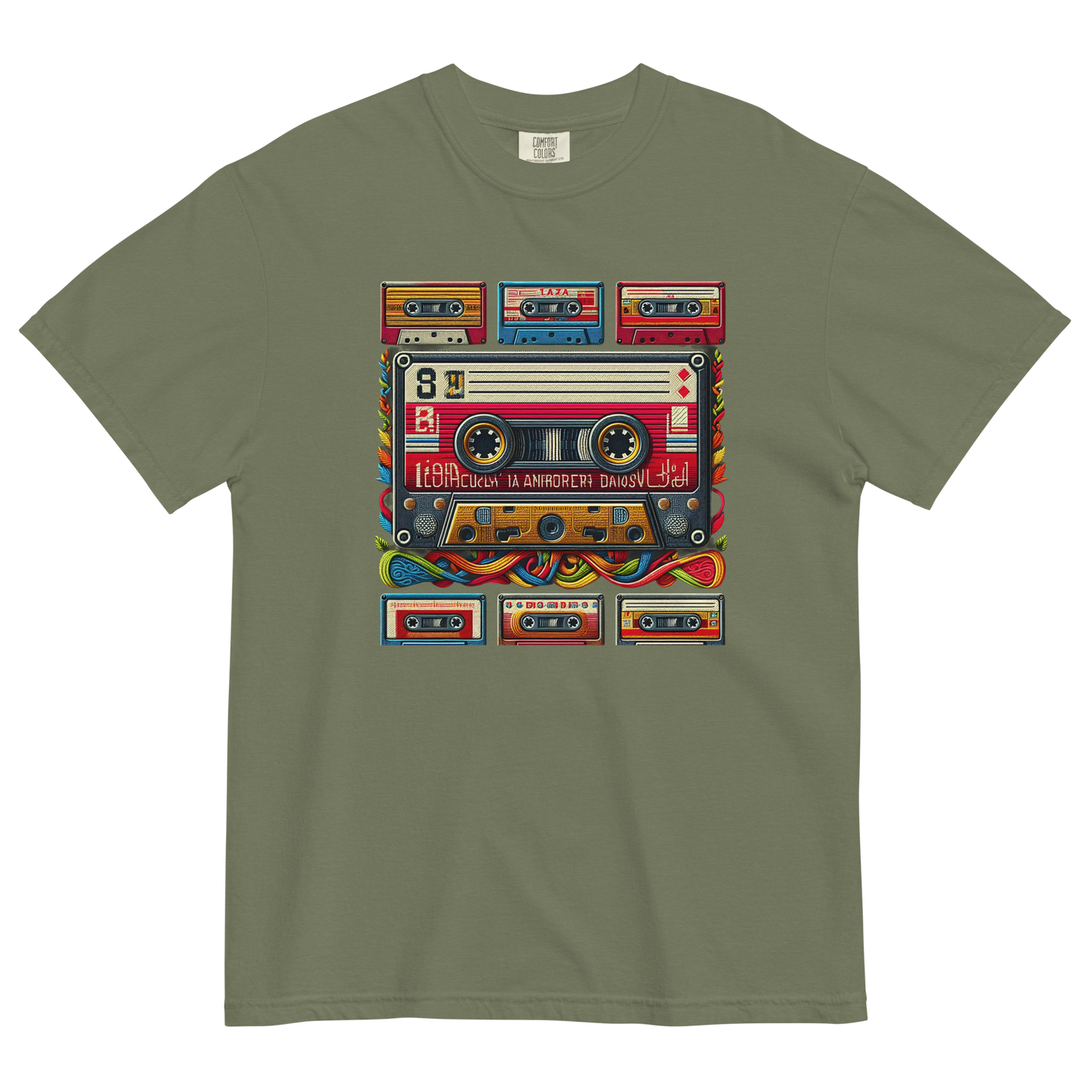 Camiseta de peso pesado de la era de la música antigua