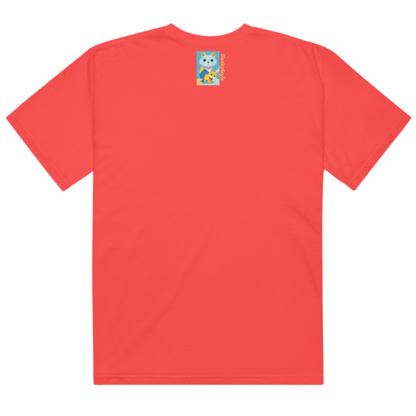 Geometric Cats Heavyweight T