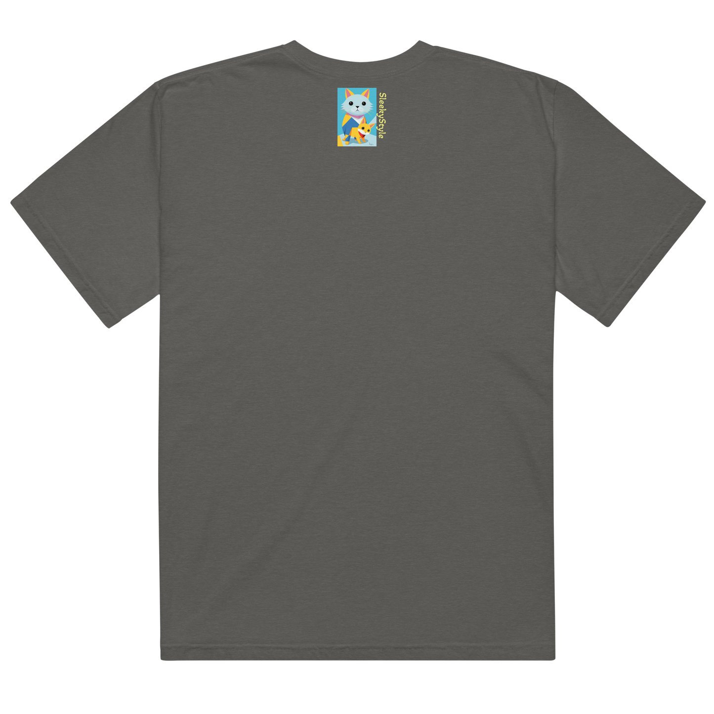 Geometric Cats Heavyweight T