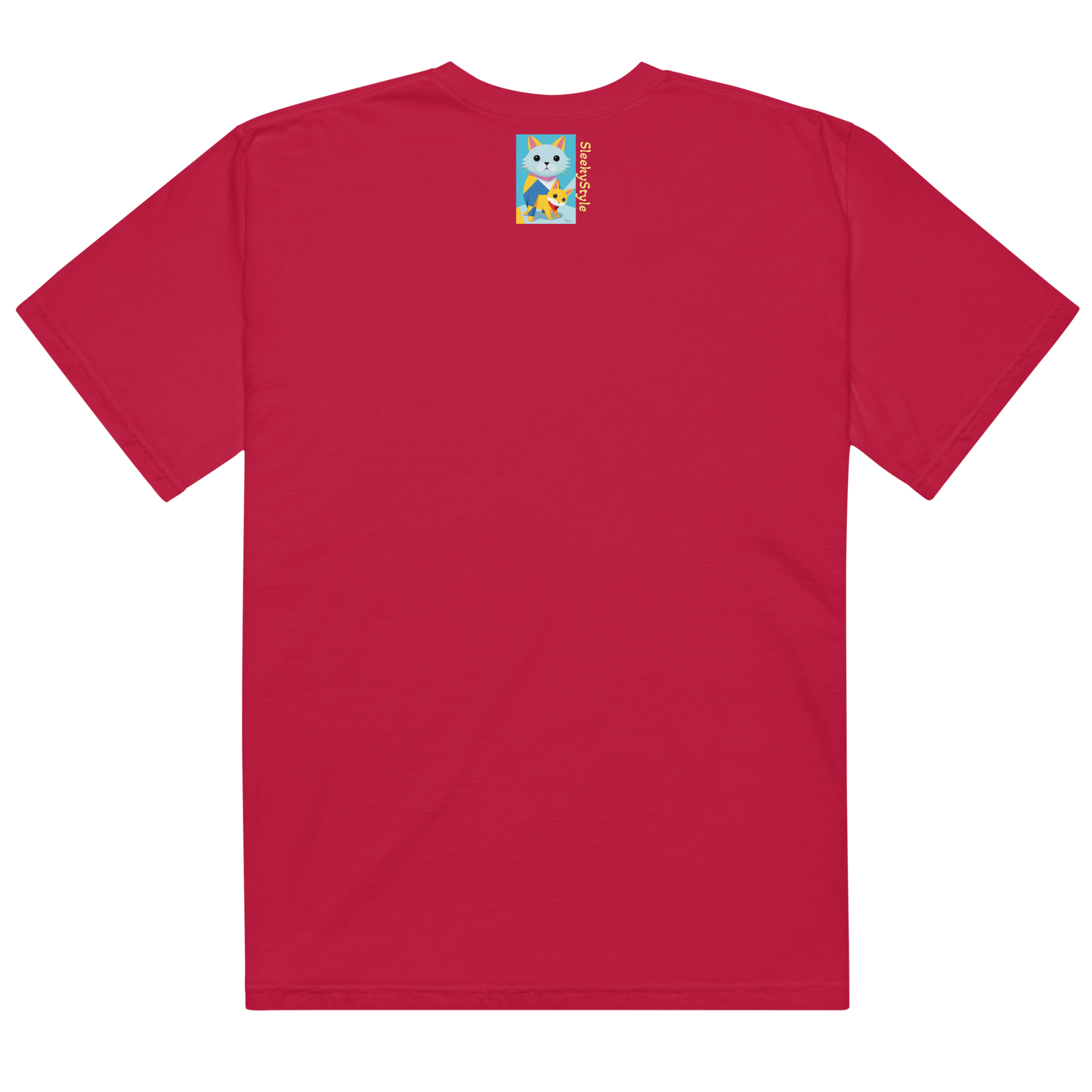 Geometric Cats Heavyweight T
