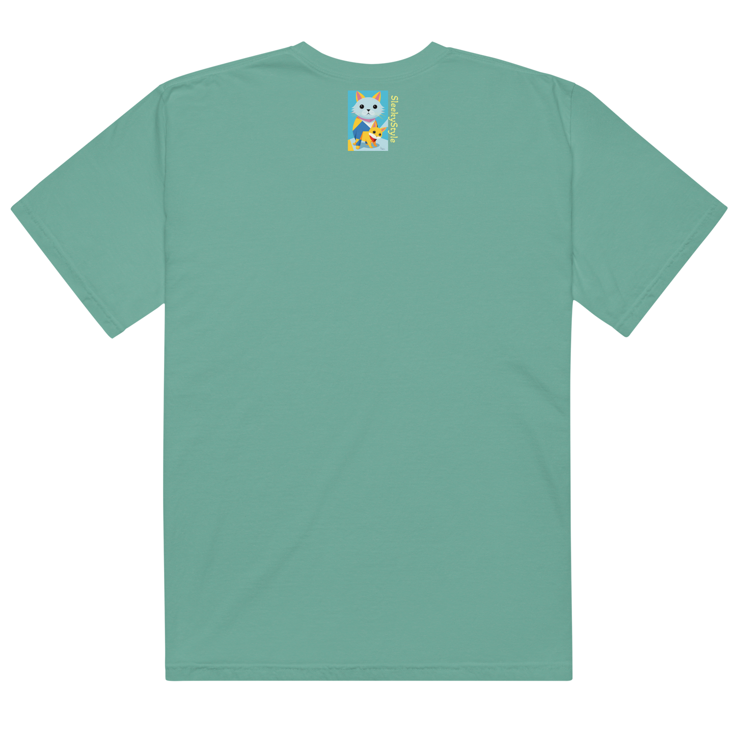 Geometric Cats Heavyweight T