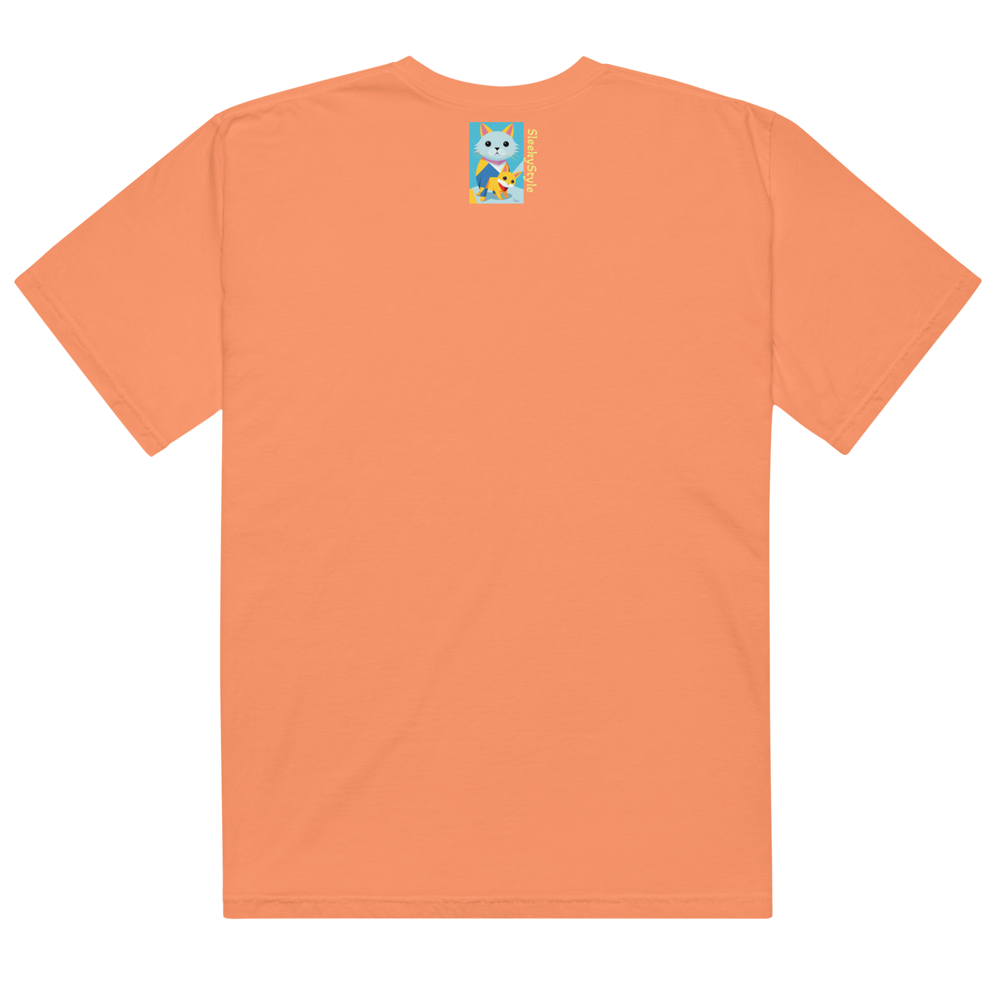 Geometric Cats Heavyweight T