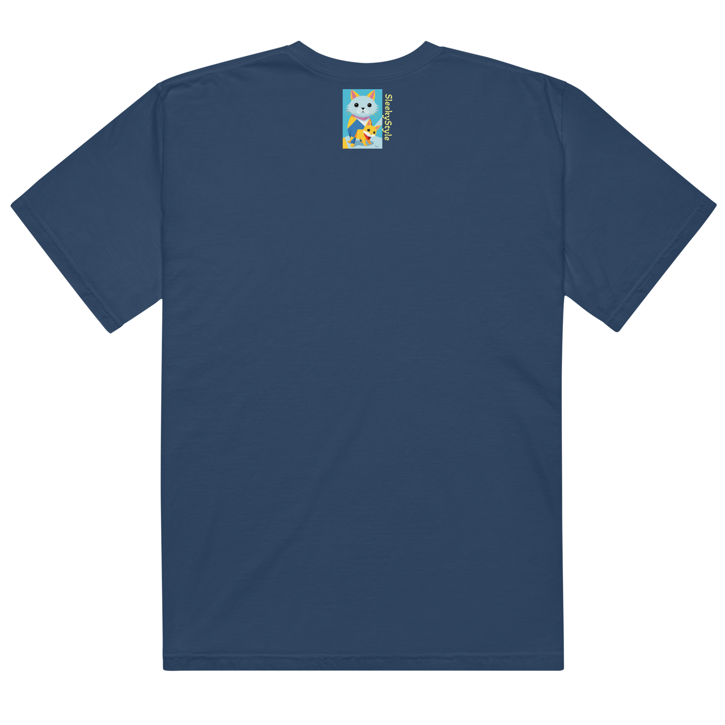 Geometric Cats Heavyweight T