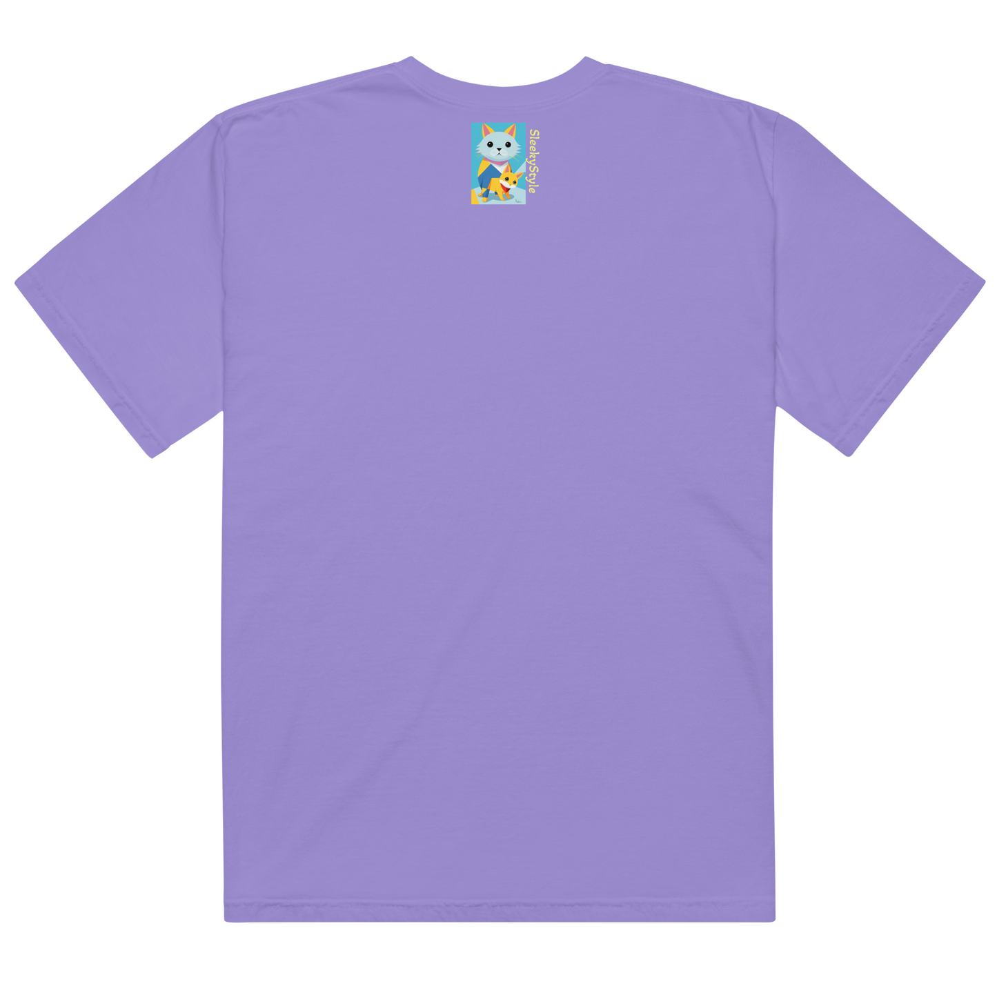 Geometric Cats Heavyweight T