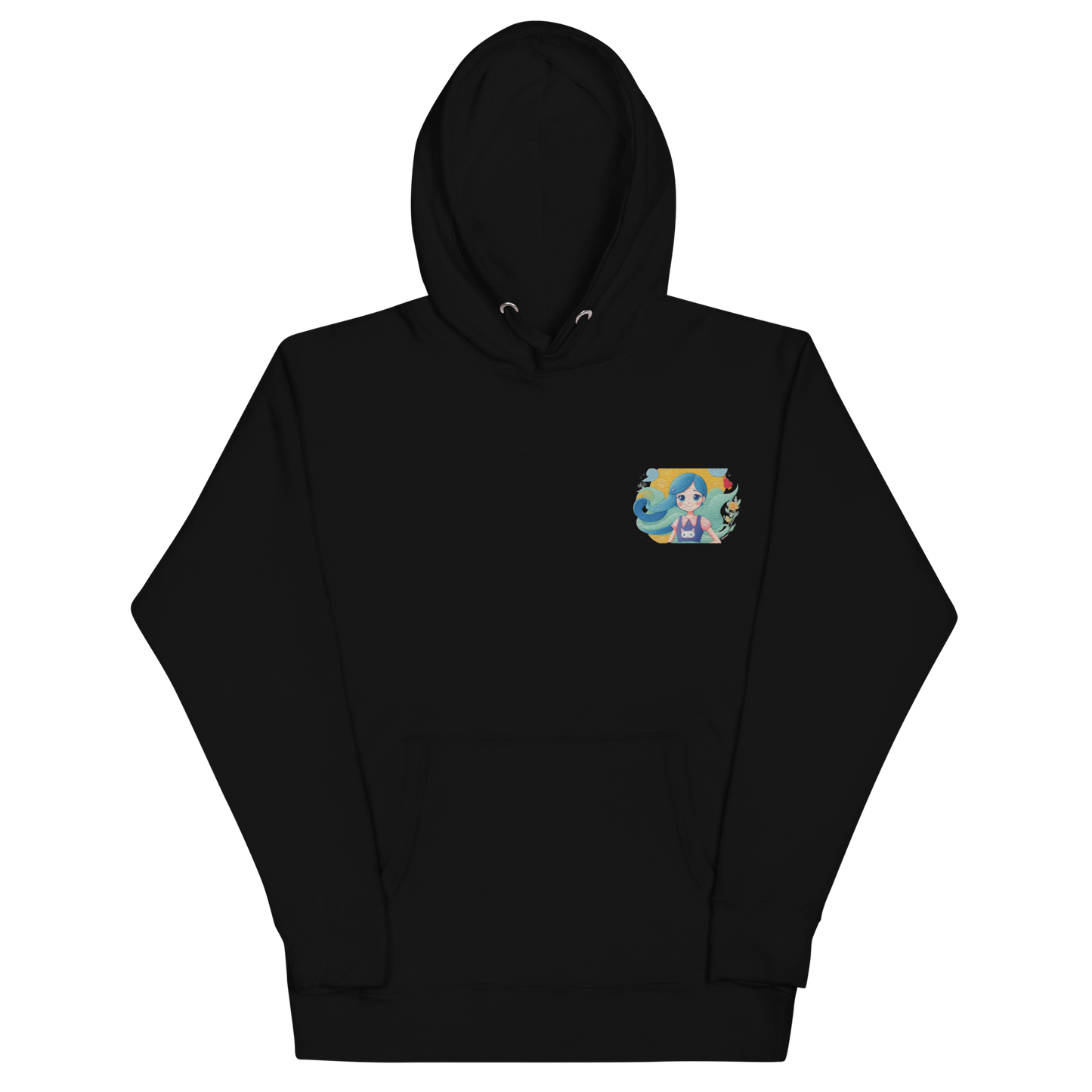 Sudadera con capucha de princesa