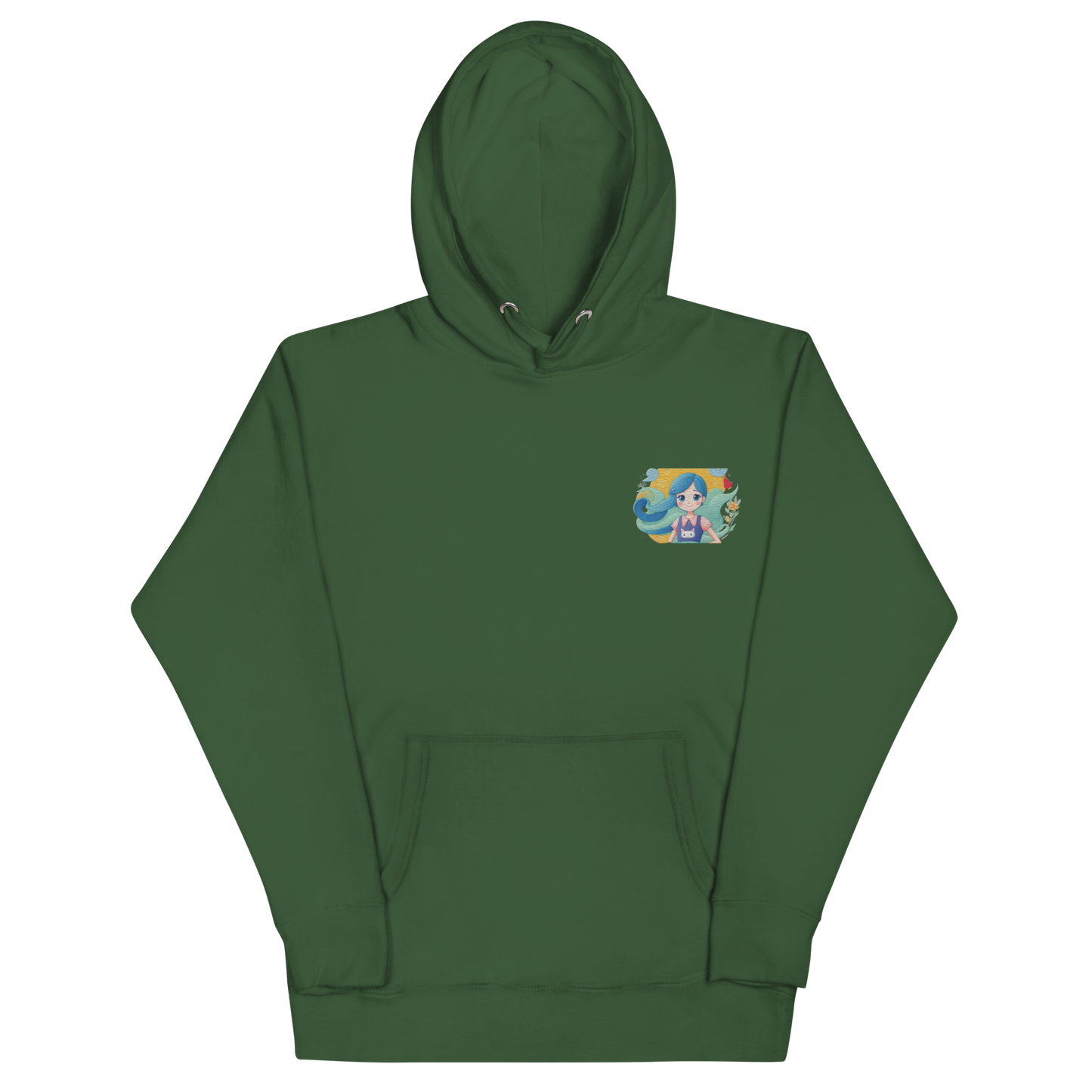Sudadera con capucha de princesa