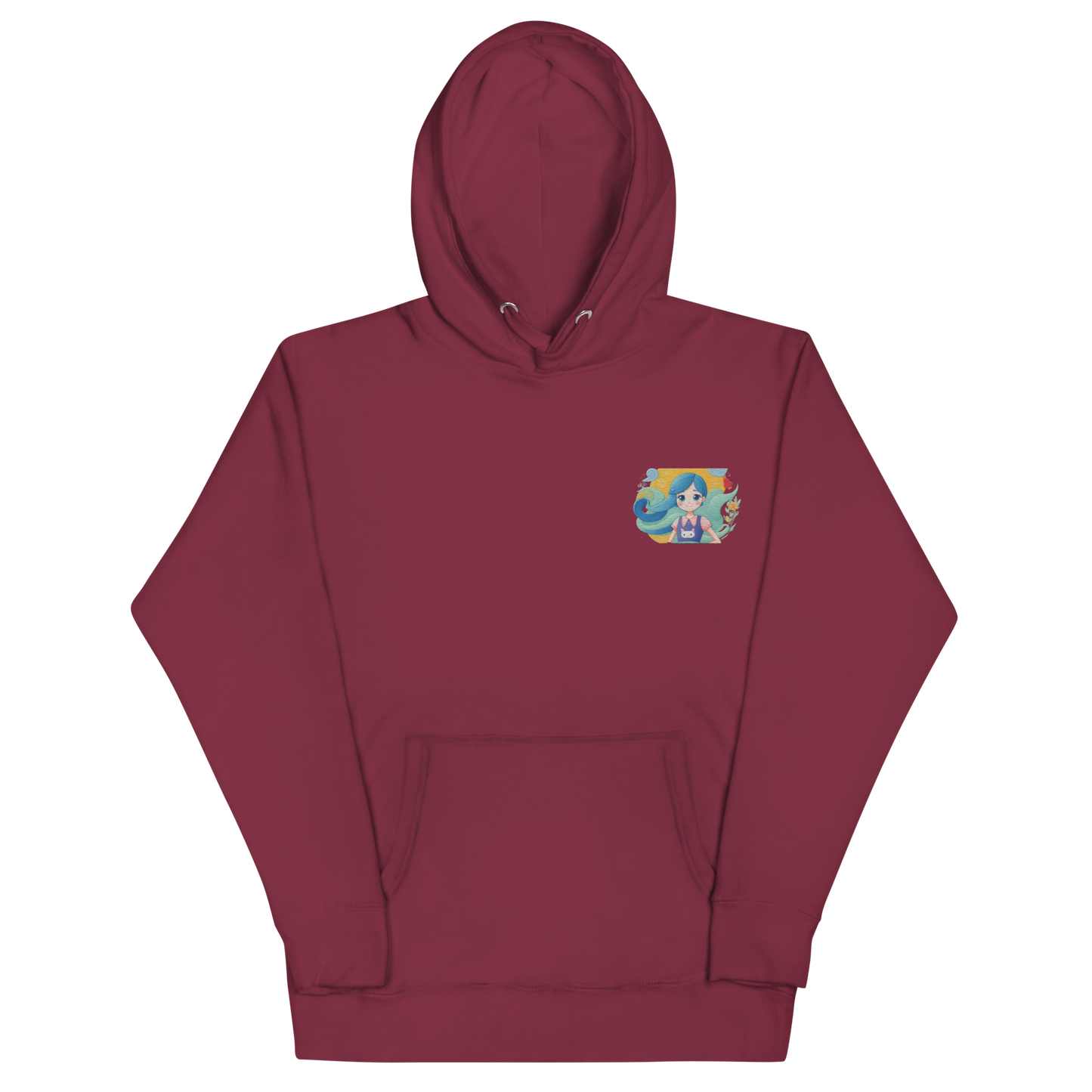Sudadera con capucha de princesa