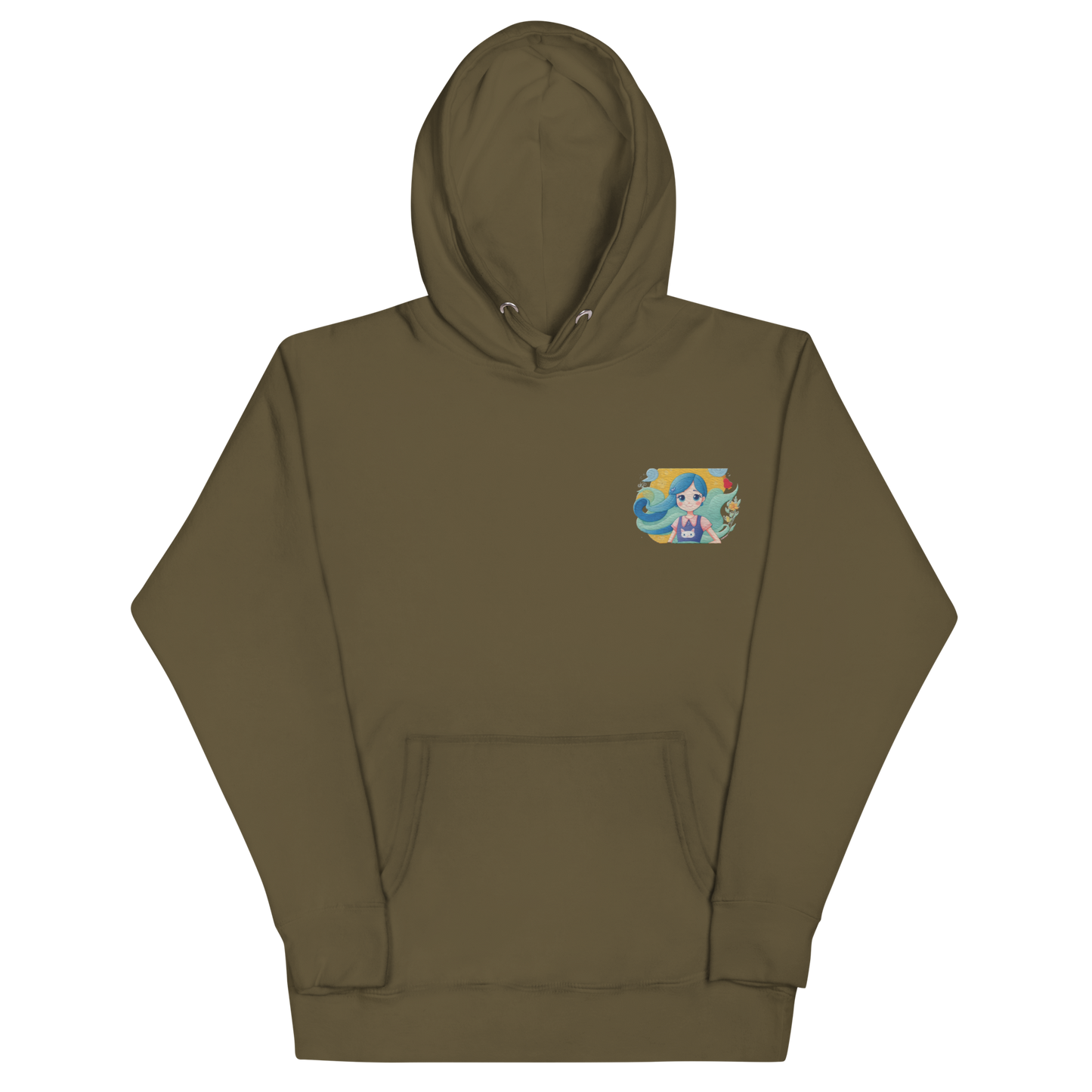 Sudadera con capucha de princesa
