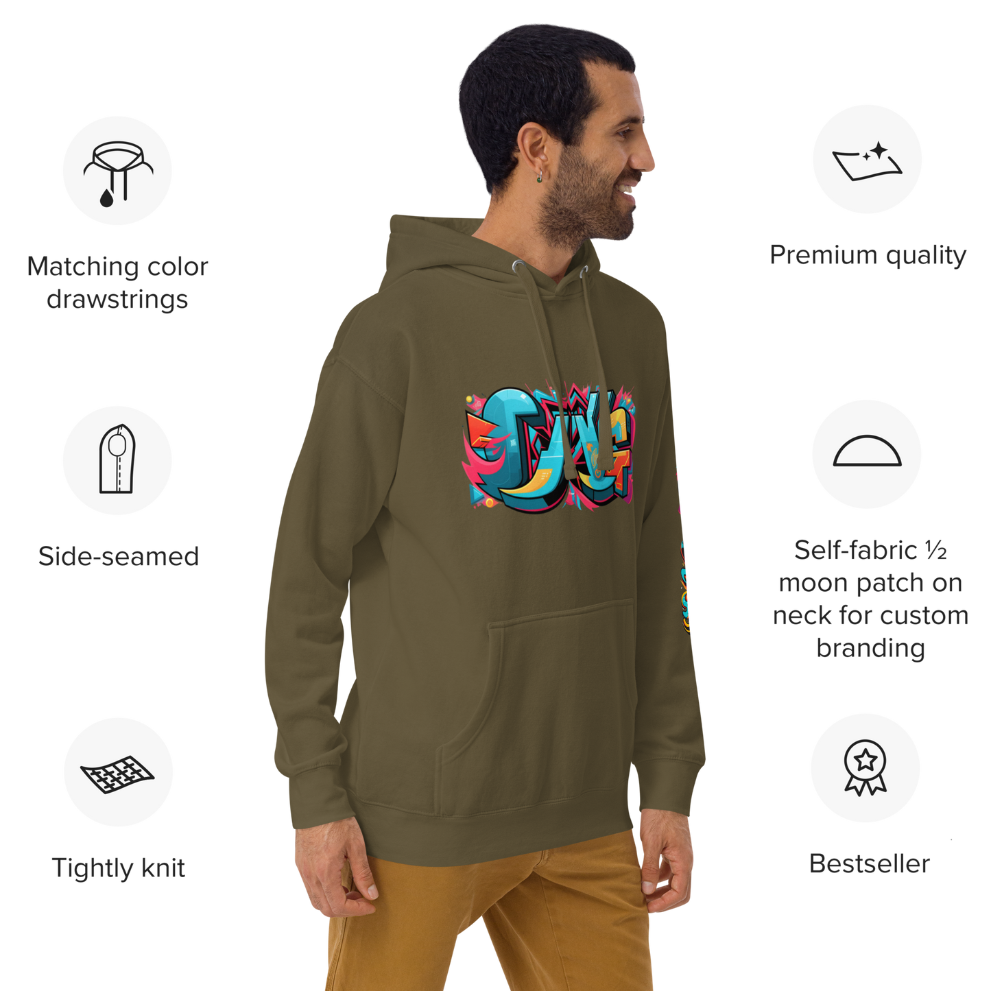 Graffiti Unisex Hoodie