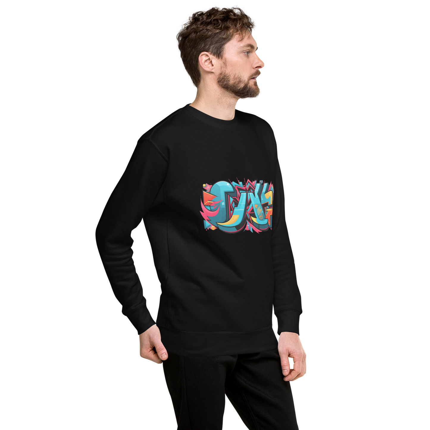 Urban Edge Graffiti Sweatshirt