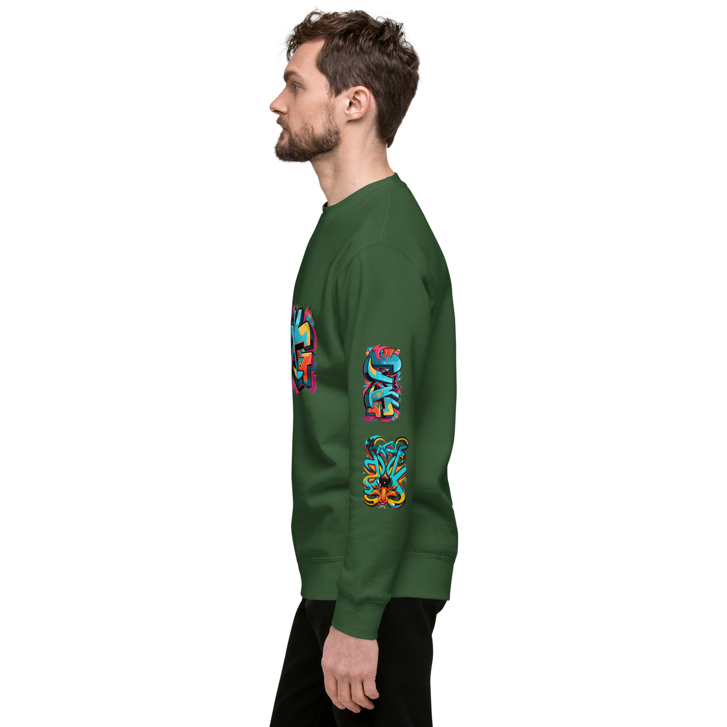Urban Edge Graffiti Sweatshirt