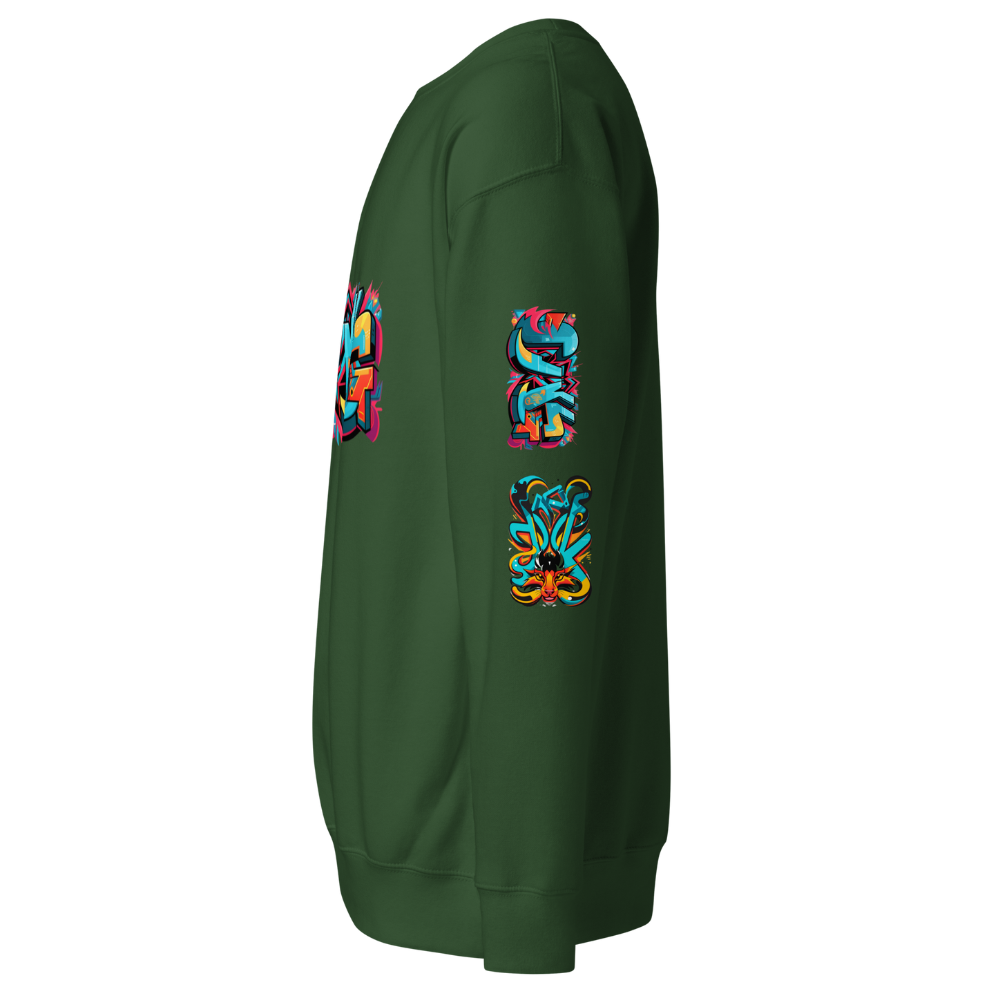 Urban Edge Graffiti Sweatshirt