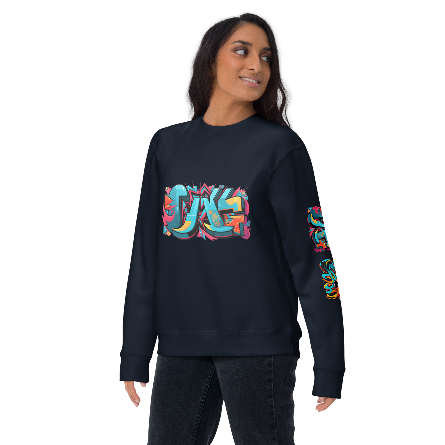 Urban Edge Graffiti Sweatshirt