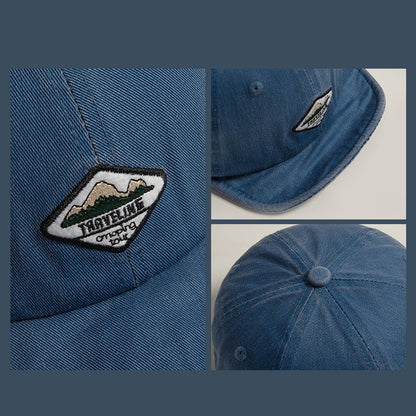 Short Brim Washed Denim