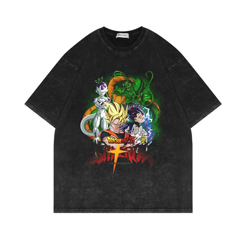 Camiseta de manga corta de Dragon Ball Oversize High Street