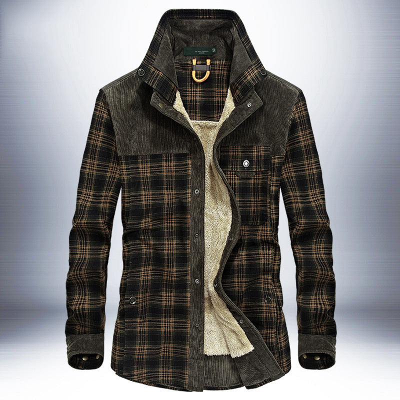 Pure Cotton Plaid Jacket