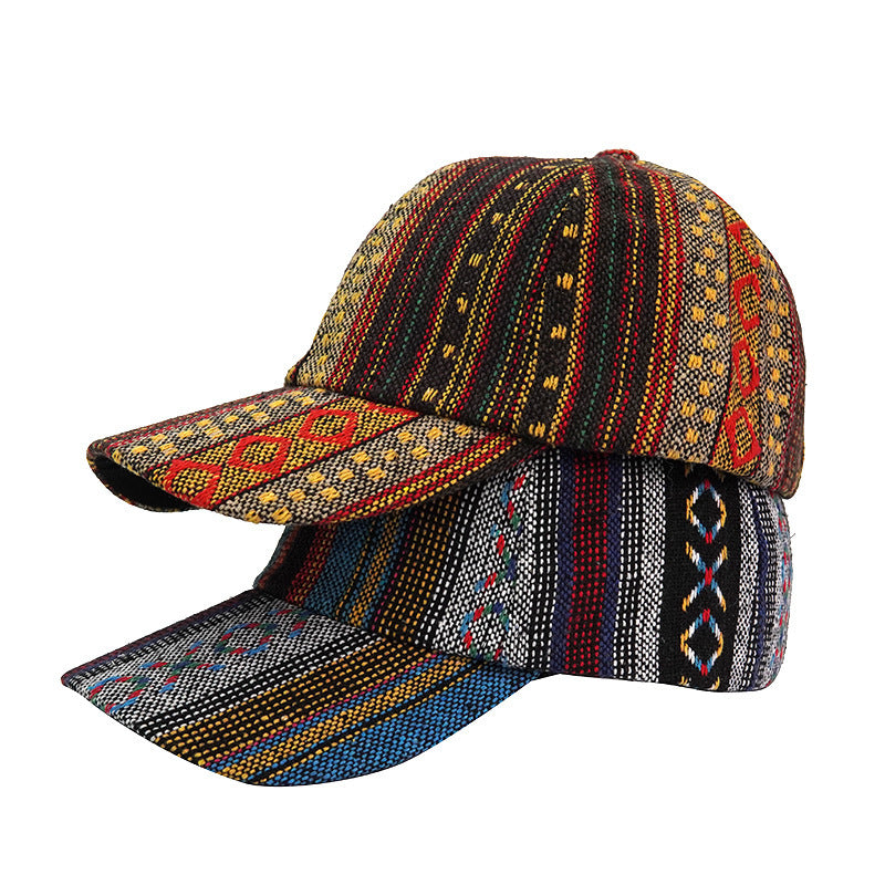 Ethnic Style Peaked Cap