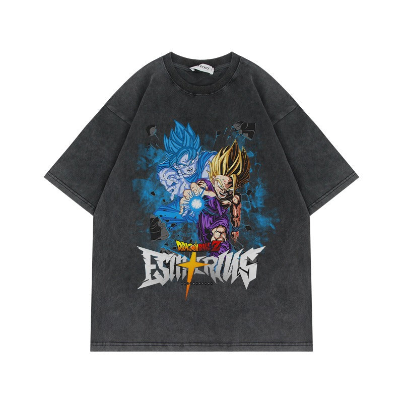 Camiseta de manga corta de Dragon Ball Oversize High Street