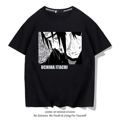 Camiseta juvenil de media manga Uchiha Itachi