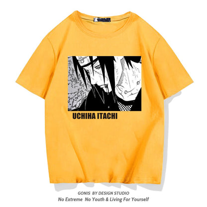 Camiseta juvenil de media manga Uchiha Itachi