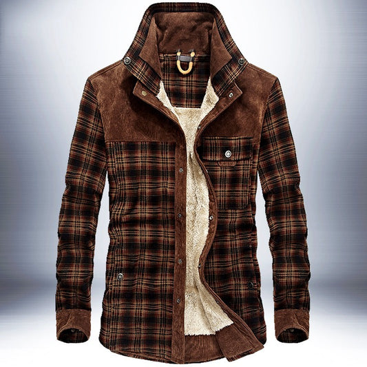 Pure Cotton Plaid Jacket