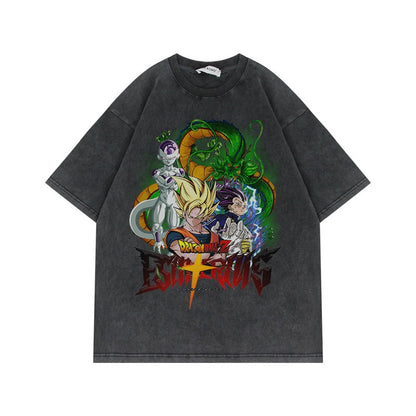 Camiseta de manga corta de Dragon Ball Oversize High Street