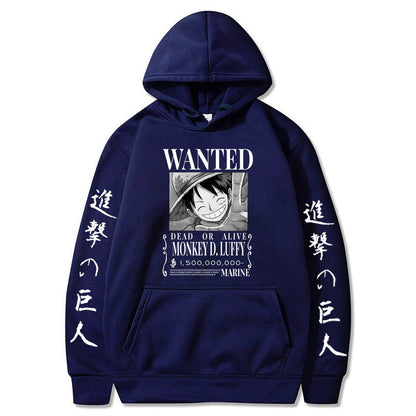 Luffy Hoodie Anime Attack Giant Hoodie