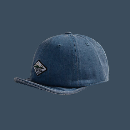 Short Brim Washed Denim