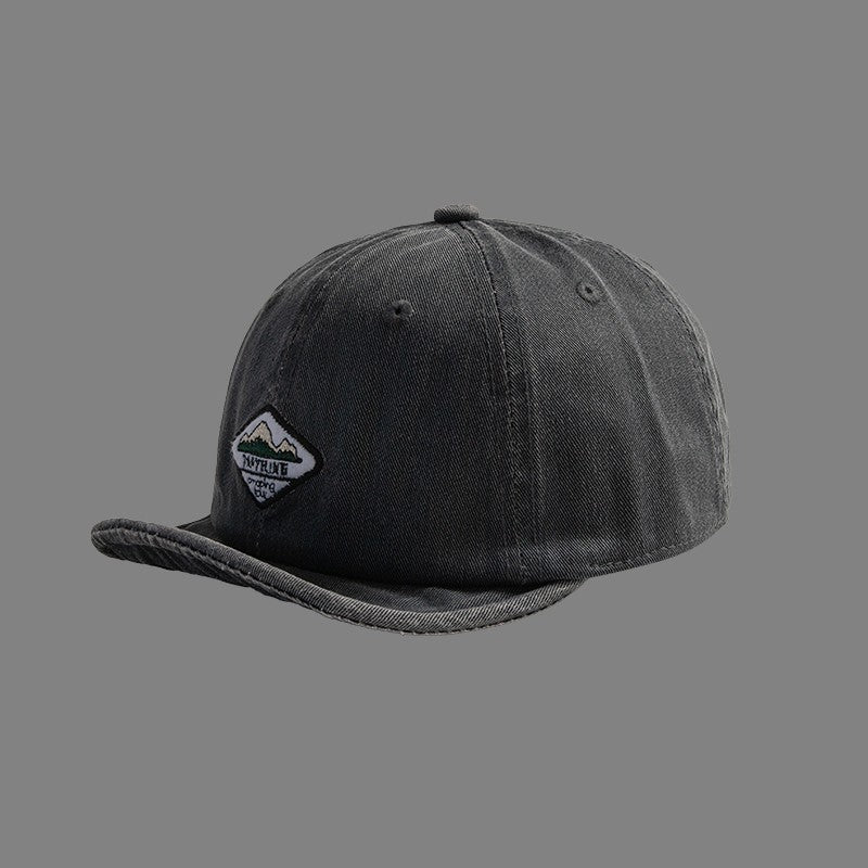 Short Brim Washed Denim