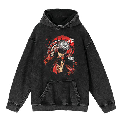 Five Wisdom Spells Return to War Street Retro Cotton Hoodie