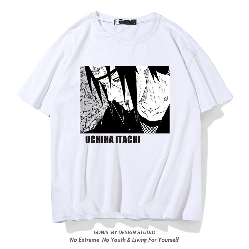 Camiseta juvenil de media manga Uchiha Itachi