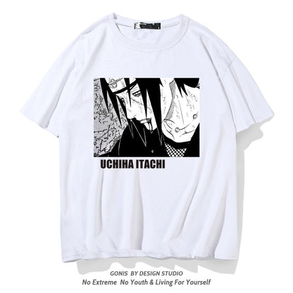 Camiseta juvenil de media manga Uchiha Itachi