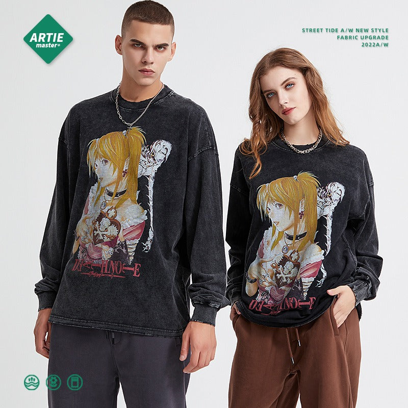 Death Note Digital Printed Long sleeved