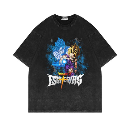 Camiseta de manga corta de Dragon Ball Oversize High Street