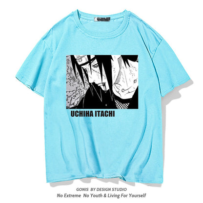 Camiseta juvenil de media manga Uchiha Itachi