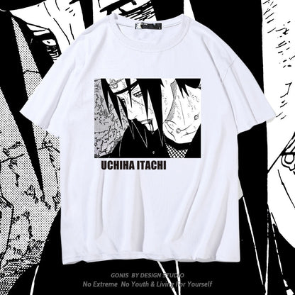 Camiseta juvenil de media manga Uchiha Itachi