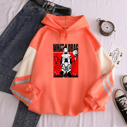 Sudadera holgada con capucha de Naruto Deer Maru