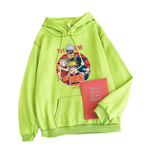 Hoodie Harajuku Anime Naruto