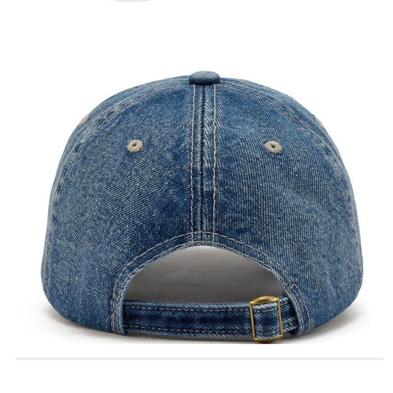 Denim Peaked Cap