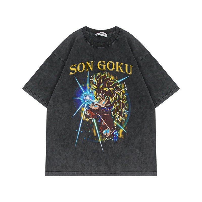 Camiseta de manga corta de Dragon Ball Oversize High Street