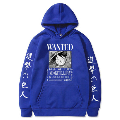 Luffy Hoodie Anime Attack Giant Hoodie