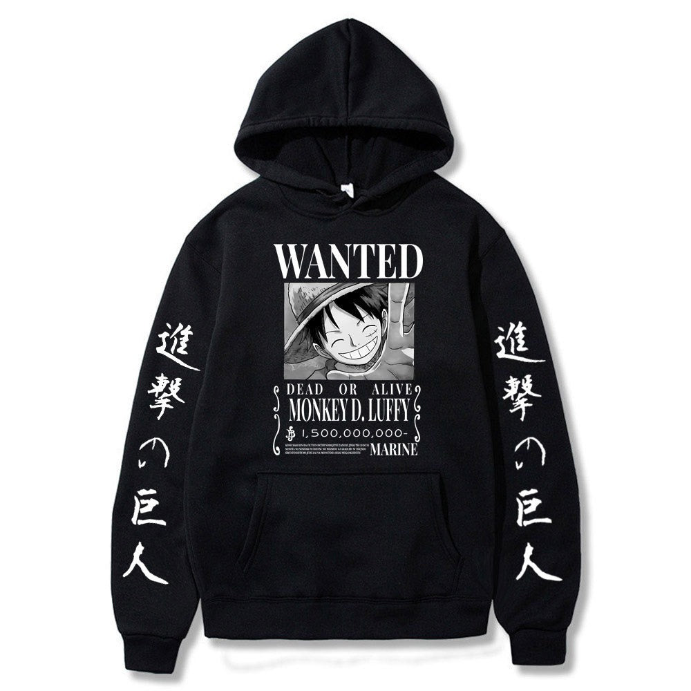 Luffy Hoodie Anime Attack Giant Hoodie