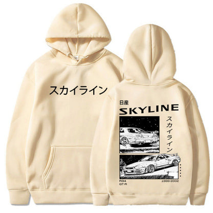 Sudadera con capucha del anime Initial D AE86