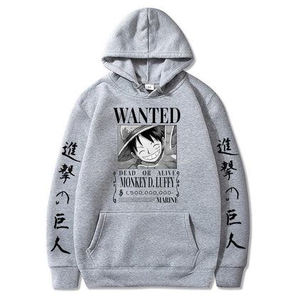 Luffy Hoodie Anime Attack Giant Hoodie